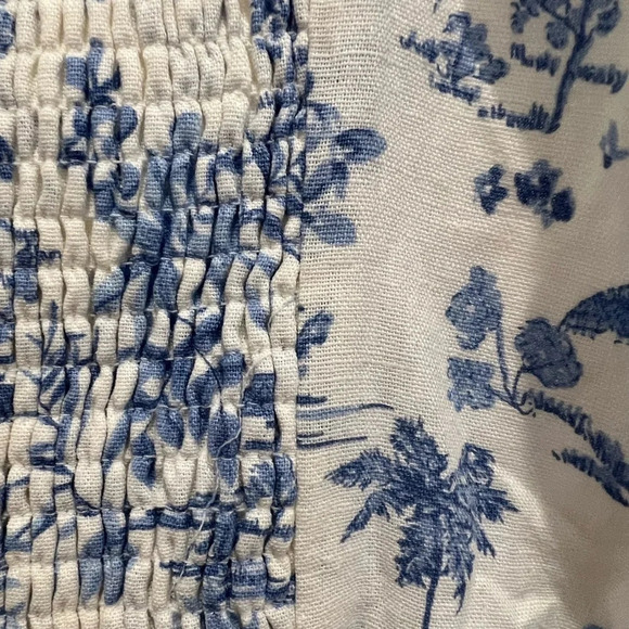 Francesca's Floral Baby Blue Midi Dress - Picture 7 of 12